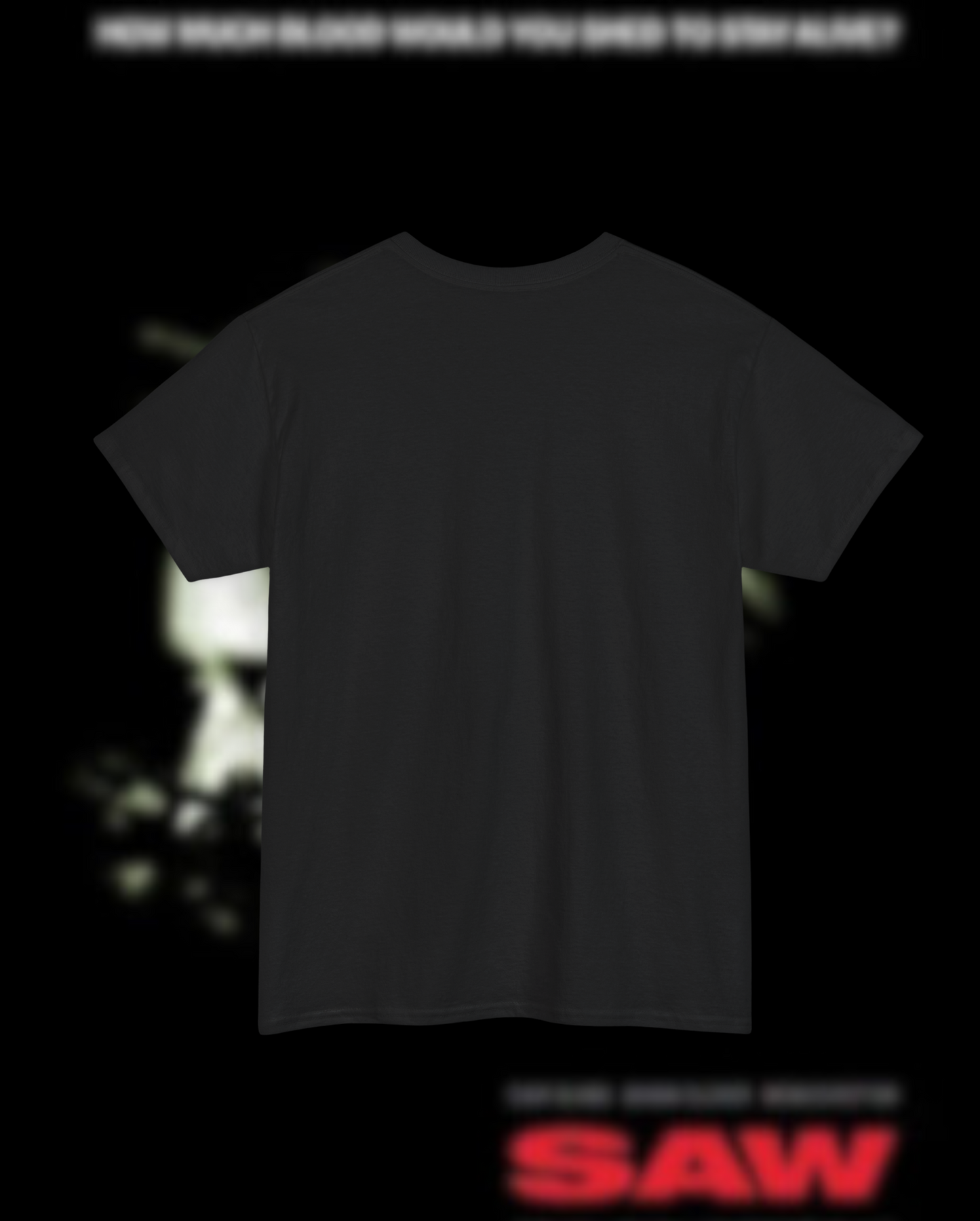 Jigsaw Horror T-shirt - Wanna Play a Game?