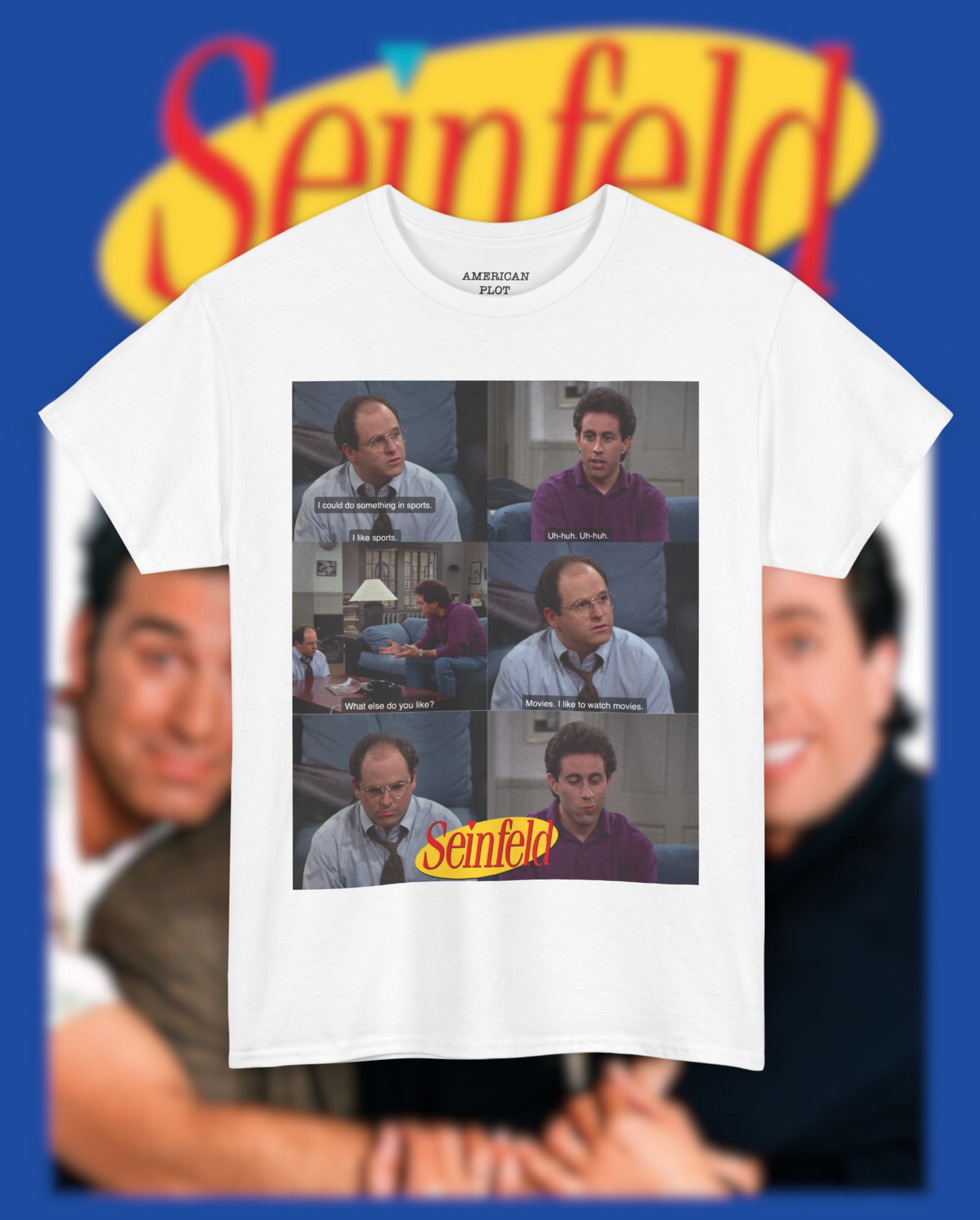 "I Love Movies" - George Costanza Classic T-shirt