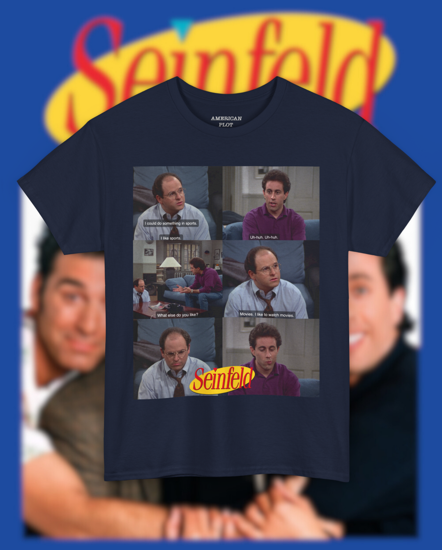 "I Love Movies" - George Costanza Classic T-shirt