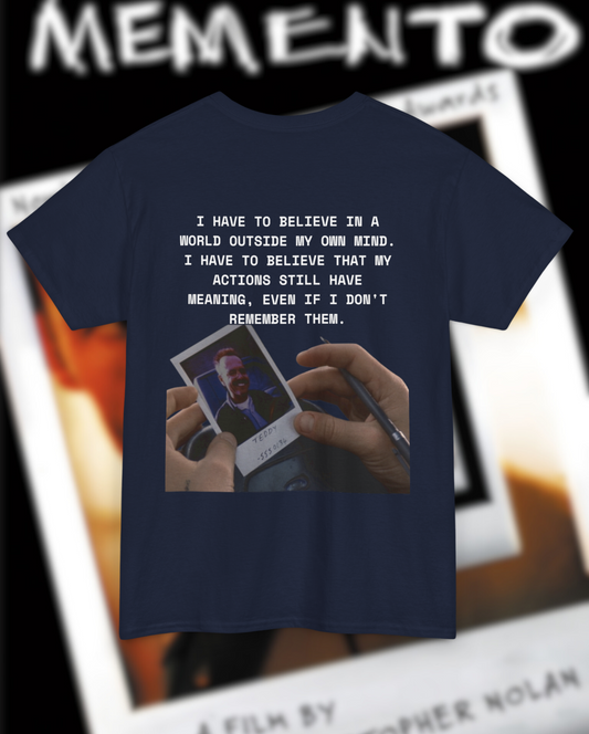 Memento T-shirt - By Christopher Nolan