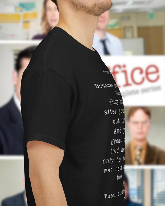 Michael Scott "Bros Before Hoes" Office T-Shirt